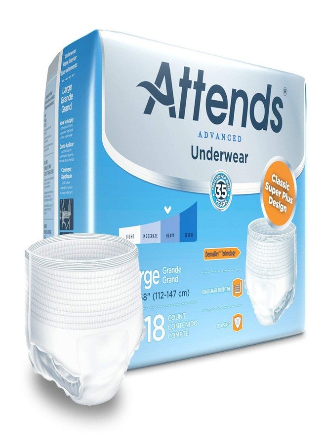Attends MCK23523101 - Adult Absorbent Underwear Attends Pull On Large Disposable Heavy Absorbency - Image 2